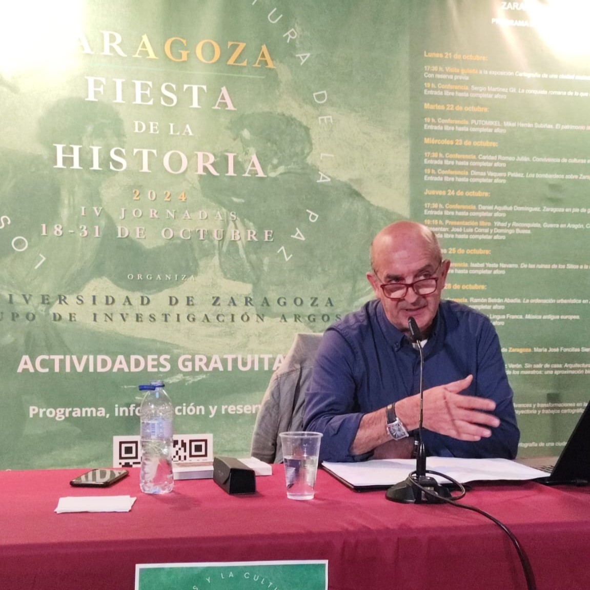 fiesta de la historia zaragoza 2024 conferencia