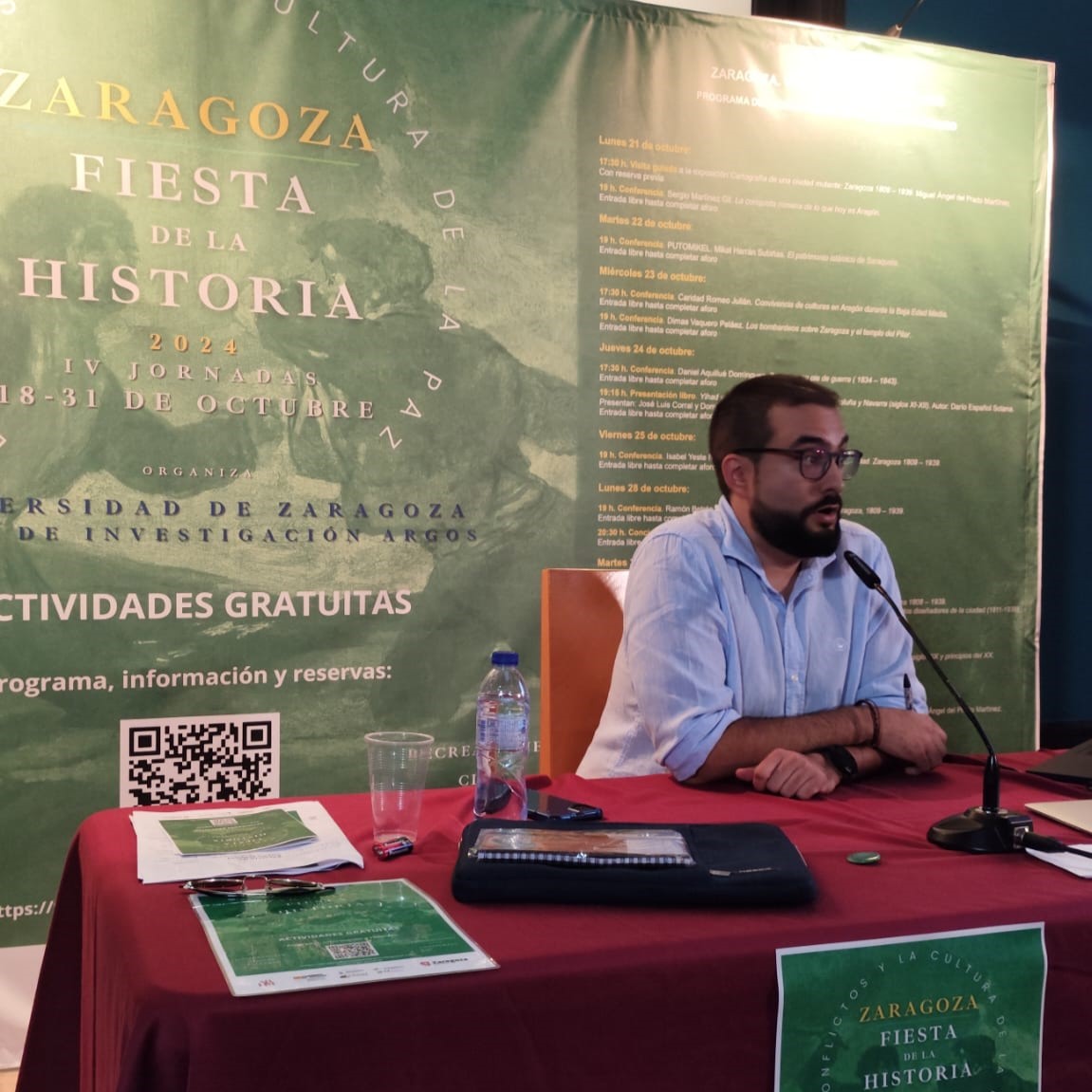 fiesta de la historia zaragoza 2024 conferencia